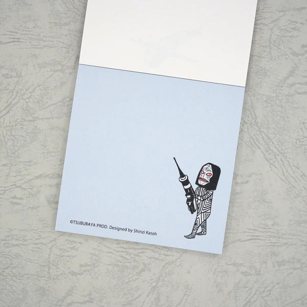 Kinose Printing Ultra Monsters Collection Dada Block Memo Pad
