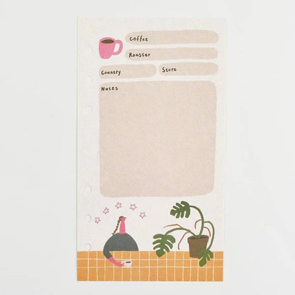 Fujihato-sha MY COFFEE LOG Planner Refill Bible Size