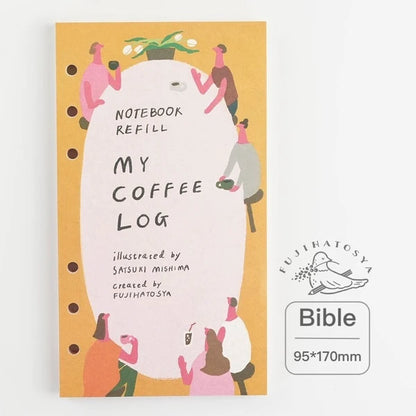 Fujihato-sha MY COFFEE LOG Planner Refill Bible Size