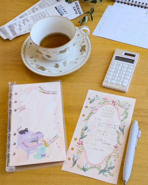 Fujihato-sha gold Planner Refill Bible Size