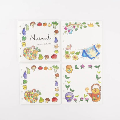 Fujihato-sha Natural Planner Refill M5 Square Size
