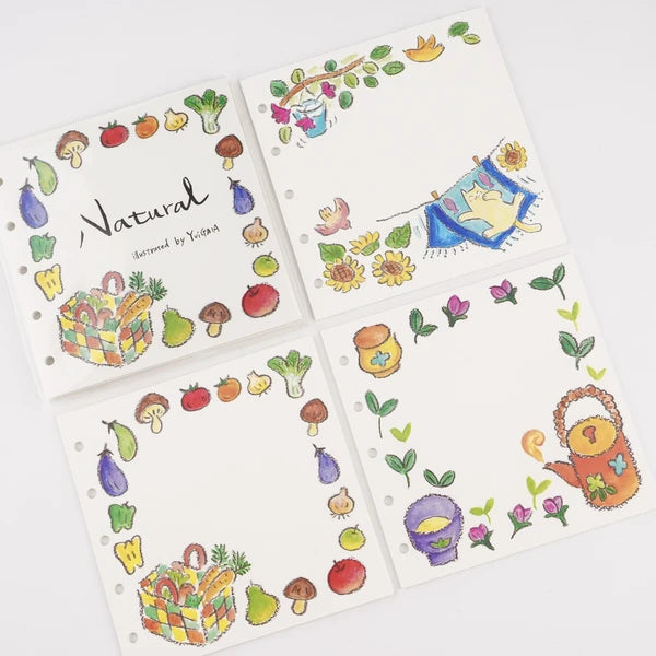 Fujihato-sha Natural Planner Refill M5 Square Size