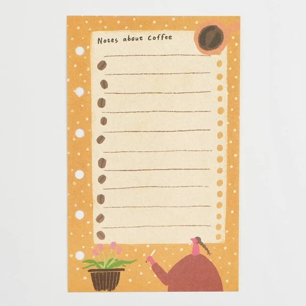 Fujihato-sha MY COFFEE LOG Planner Refill M6 Size