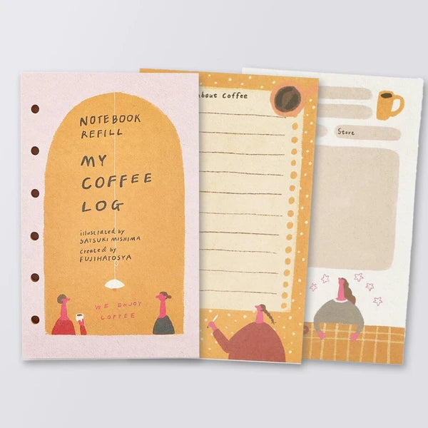 Fujihato-sha MY COFFEE LOG Planner Refill M6 Size