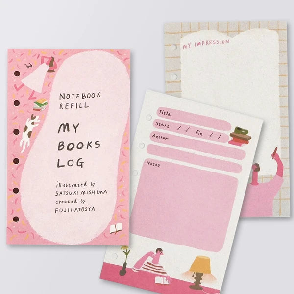Fujihato-sha MY BOOKs LOG Planner Refill M6 Size