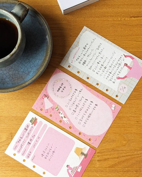 Fujihato-sha MY BOOKs LOG Planner Refill M6 Size