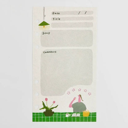 Fujihato-sha MY MOVIEs LOG Planner Refill Bible Size
