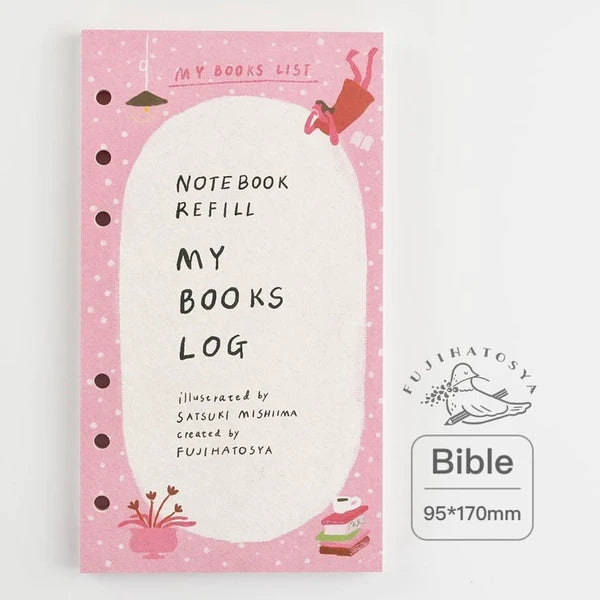 Fujihato-sha MY BOOKs LOG Planner Refill Bible Size
