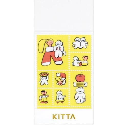 KING JIM KITTA Pre-cut Masking Tape Collection
