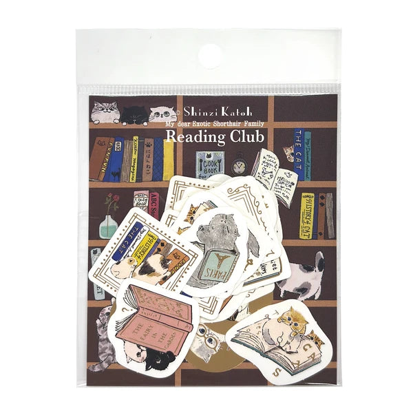SEAL-DO PRINTING Kirapika Foil Flake Stickers - Reading Club - Additional product image