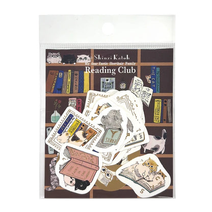 SEAL-DO PRINTING Kirapika Foil Flake Stickers - Reading Club - Additional product image