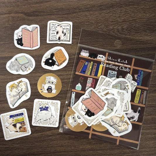SEAL-DO PRINTING Kirapika Foil Flake Stickers - Reading Club - Wholesale Pack