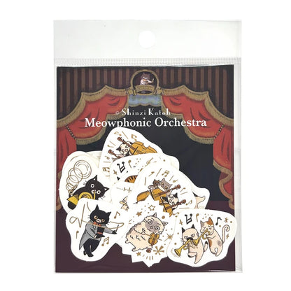 SEAL-DO PRINTING Kirapika Foil Flake Stickers - Meowphonic Orchestra - Additional product image