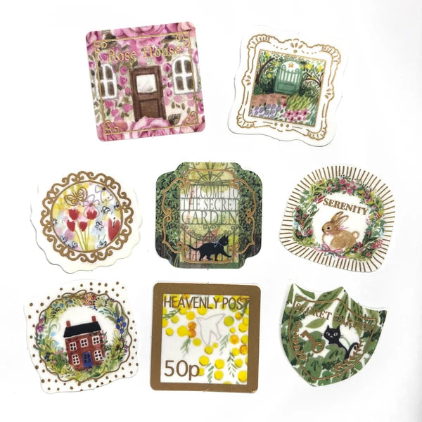 SEAL-DO PRINTING Kirapika Foil Flake Stickers - Heavenly Garden - Additional product image