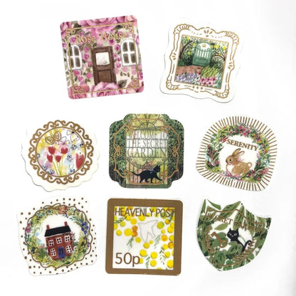 SEAL-DO PRINTING Kirapika Foil Flake Stickers - Heavenly Garden - Additional product image