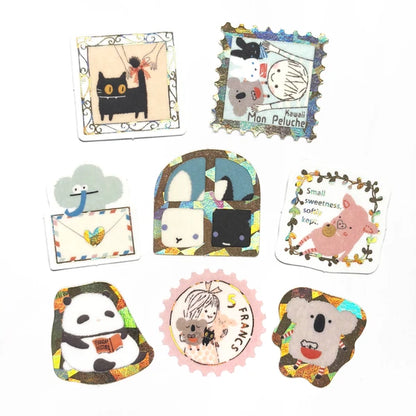 SEAL-DO PRINTING Kirapika Foil Flake Stickers - Kawaii Mon Peluche - Additional product image