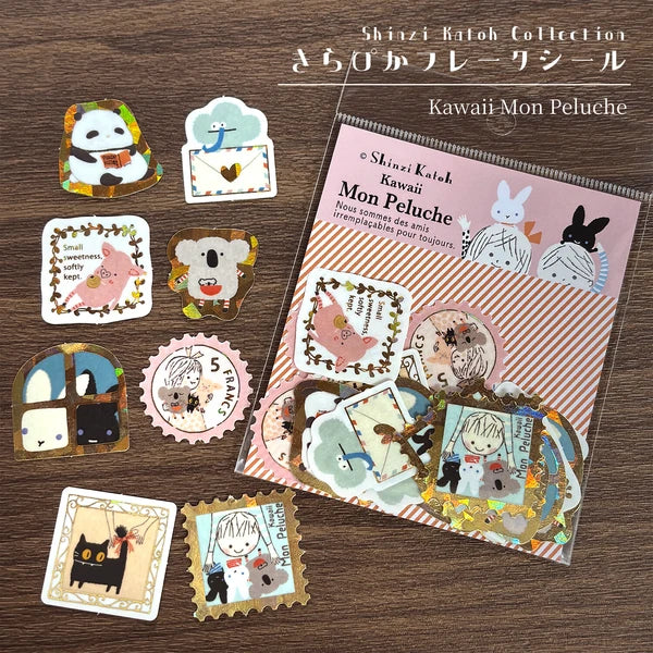 SEAL-DO PRINTING Kirapika Foil Flake Stickers - Kawaii Mon Peluche - Additional product image