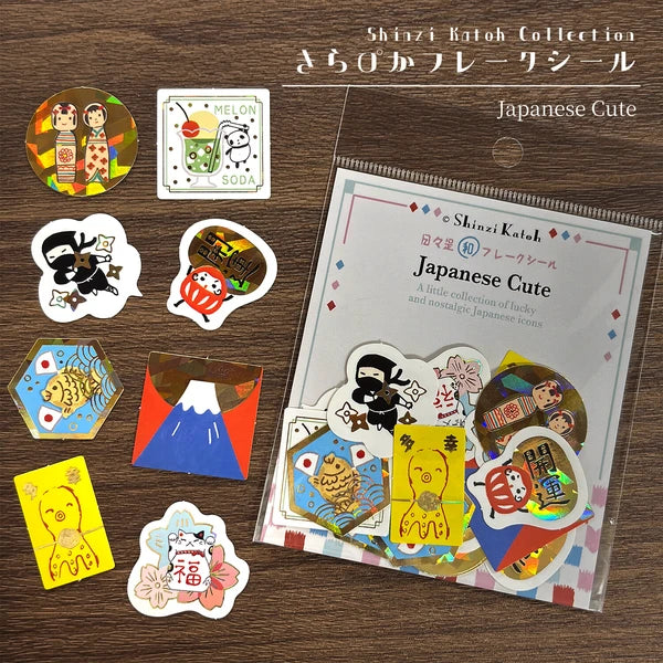 SEAL-DO PRINTING Kirapika Foil Flake Stickers - Japanese Cute - Additional product image