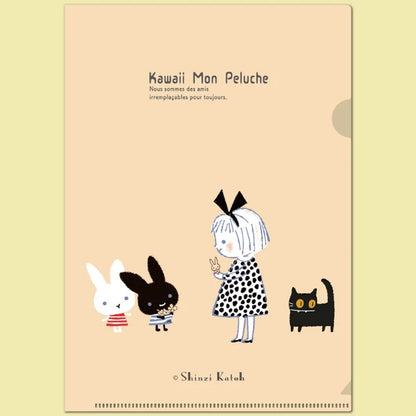 Kinose Printing Kawaii Mon Peluche cadeau Clear File