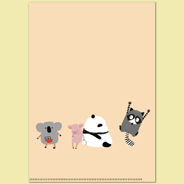 Kinose Printing Kawaii Mon Peluche cadeau Clear File