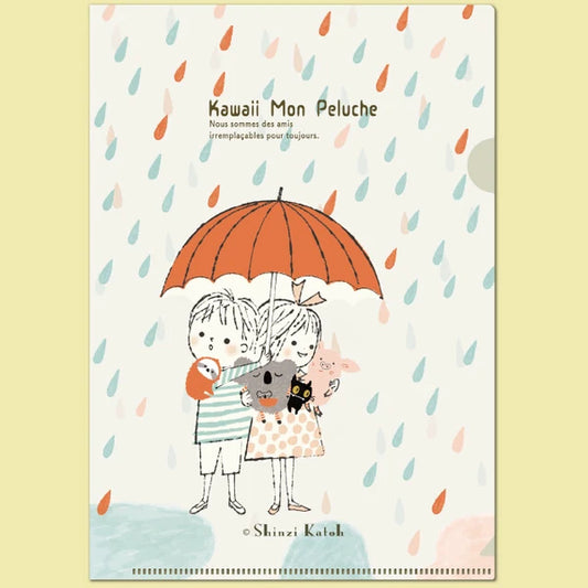 Kinose Printing Kawaii Mon Peluche umbrella Clear File