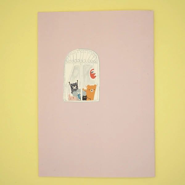 Kinose Printing Kawaii Mon Peluche reading Notebook