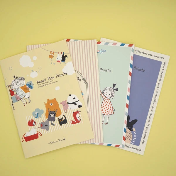 Kinose Printing Kawaii Mon Peluche bonjour Notebook