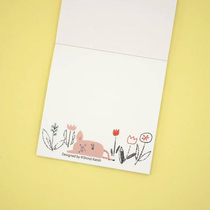 Kinose Printing Kawaii Mon Peluche Bam Bam Block Memo Pad
