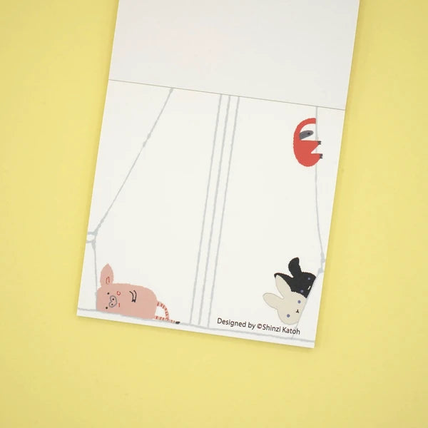 Kinose Printing Kawaii Mon Peluche Bonjour Block Memo Pad