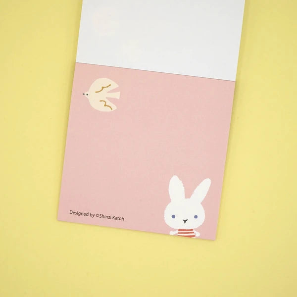 Kinose Printing Kawaii Mon Peluche Lapin Block Memo Pad