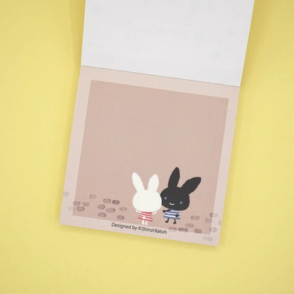 Kinose Printing Kawaii Mon Peluche Noiraud Block Memo Pad