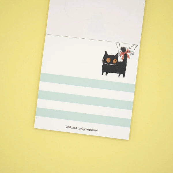Kinose Printing Kawaii Mon Peluche Noiraud Block Memo Pad