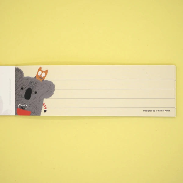 Kinose Printing Kawaii Mon Peluche Friends Mini Letter Pad