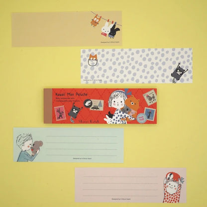 Kinose Printing Kawaii Mon Peluche Hugful Mini Letter Pad