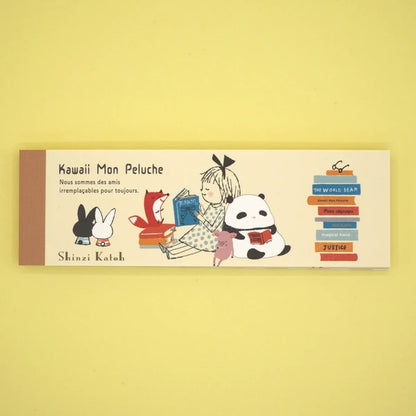 Kinose Printing Kawaii Mon Peluche Reading Mini Letter Pad