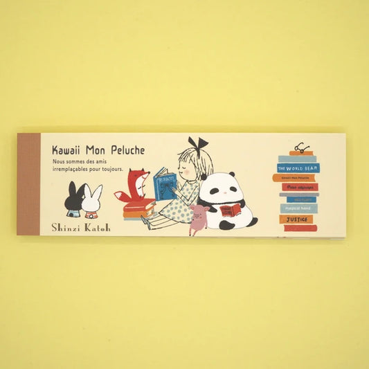 Kinose Printing Kawaii Mon Peluche Reading Mini Letter Pad