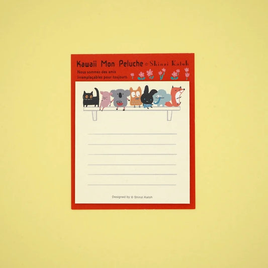 Kinose Printing Kawaii Mon Peluche Friends Sticky Notes