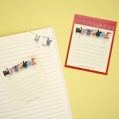 Kinose Printing Kawaii Mon Peluche Friends Sticky Notes