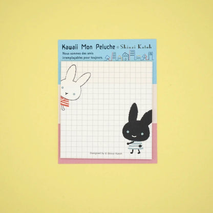 Kinose Printing Kawaii Mon Peluche Jiji & Peren Sticky Notes