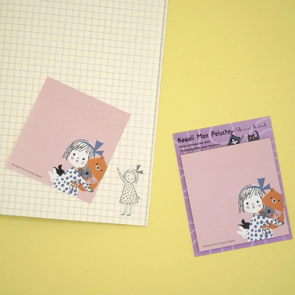 Kinose Printing Kawaii Mon Peluche Hugful Sticky Notes