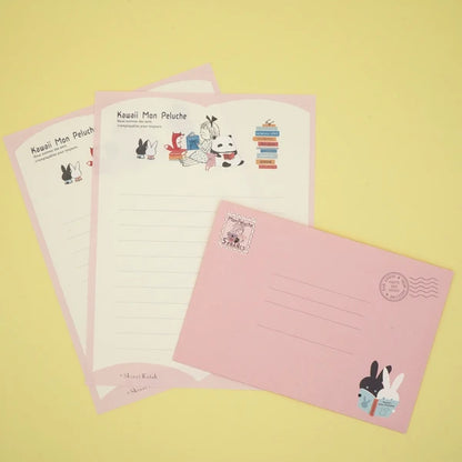 Kinose Printing Kawaii Mon Peluche Reading Display Set