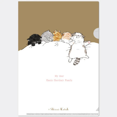 Kinose Printing My Dear Cats ACF-02083 Clear File