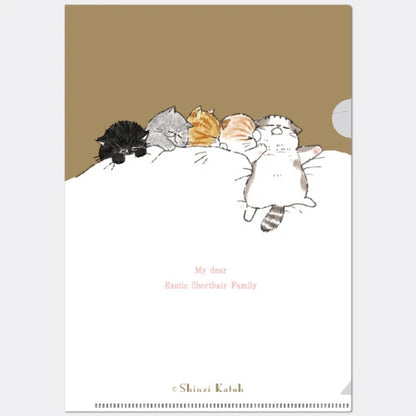 Kinose Printing My Dear Cats ACF-02083 Clear File