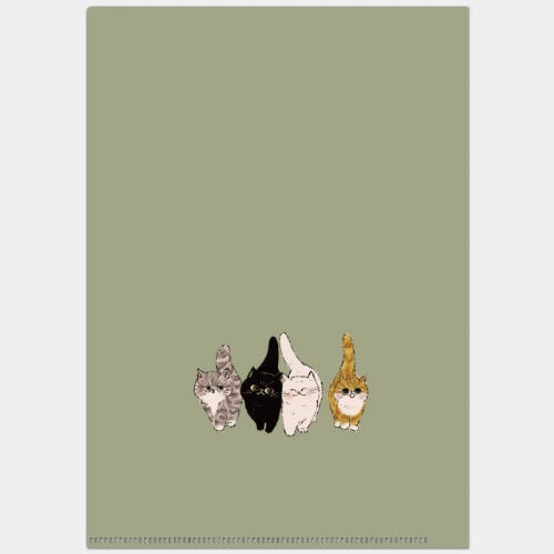 Kinose Printing My Dear Cats ACF-02083 Clear File