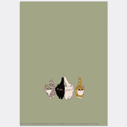 Kinose Printing My Dear Cats ACF-02083 Clear File