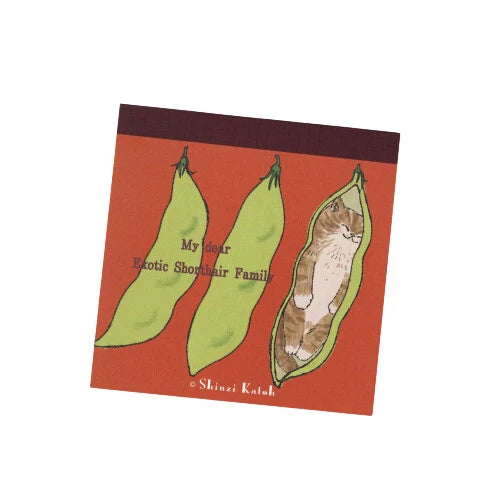 Kinose Printing My Dear Cats BM-01069 Block Memo Pad