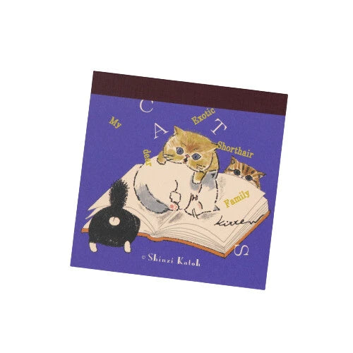 Kinose Printing My Dear Cats BM-01069 Block Memo Pad