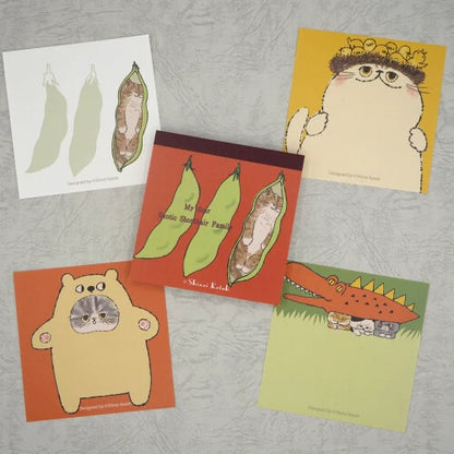 Kinose Printing My Dear Cats BM-01069 Block Memo Pad