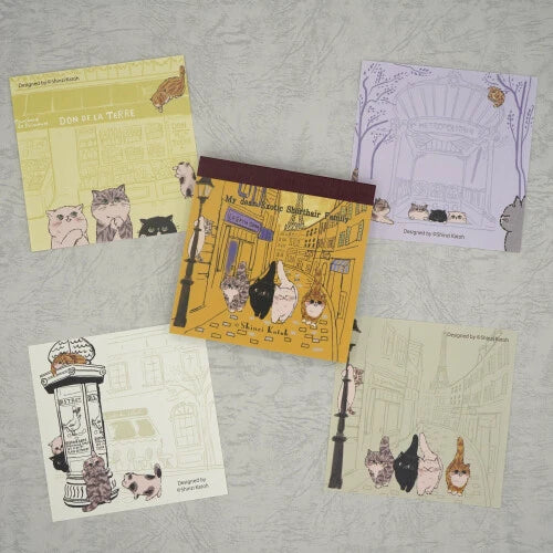 Kinose Printing My Dear Cats BM-01069 Block Memo Pad
