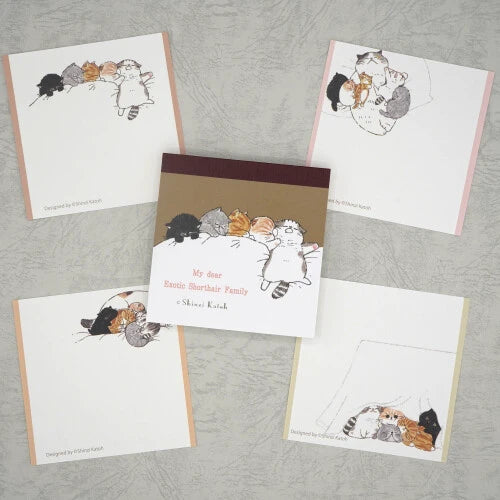 Kinose Printing My Dear Cats BM-01069 Block Memo Pad